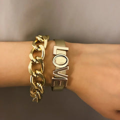 مجموعة أساور سلسلة الثعبان للنساء