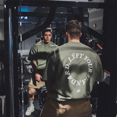 تي شيرت فضفاض للياقة البدنية