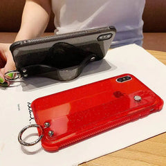 حافظة هاتف لامعة مقاومة للصدمات