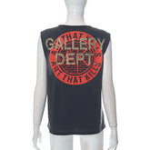 Gallery Dept. Glitter Graphic Print Tank Top