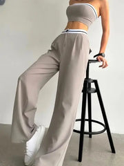 بدلة رياضية مثيرة بجزء علوي من الأنبوب