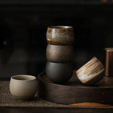 Fashion Japanese Handmade Coarse Pottery Tea Cup