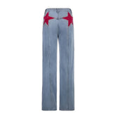 Star Red Jeans