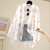 بلوزة بأكمام طويلة