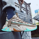 حذاء رياضي رجالي للجري سميك وجيد التهوية