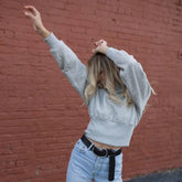 سترة فالون بأكمام منفوخة