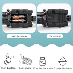 مسدس لعبة آلة الفقاعات الكهربائية