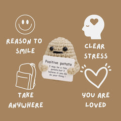 دمية البطاطس المصنوعة يدويًا من القطيفة