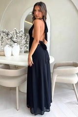 فستان سهرة رفيع برباط