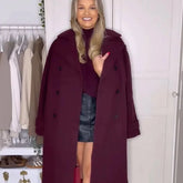 Velvet Rouge Overcoat