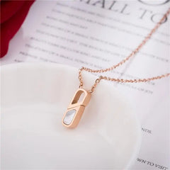 قلادة قفل القلب الذهبية