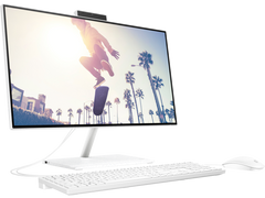 HP AIO 24-cb1023nh Intel Core Ci5-1235U (الجيل الثاني عشر)، 8 جيجا DDR4، 512 جيجا SSD، 23.8 بوصة FHD TOUCH، FREEDOS، WHITE WIN 11 PRO