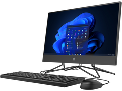 HP AIO 200G4 Ci3 1215U/8GB/256SSD+1 تيرابايت/21.5 بوصة FHD/IRON G (5W7Z7ES) ويندوز 11 برو