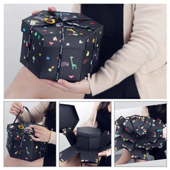 صندوق هدايا متفجر مصنوع يدويًا من ألبوم صور