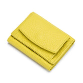 محفظة جلدية صغيرة قصيرة للنساء