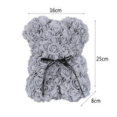 1/2pc 25cm Teddy Rose Bear with Bouquet