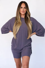 طقم رياضي قصير للسيدات