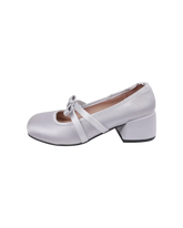 silver ballet pumps