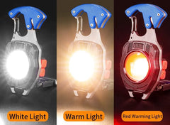 سلسلة مفاتيح مزودة بمصباح يدوي LED صغير