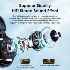 سماعات رأس لاسلكية بتقنية البلوتوث 5.3 تعمل بتقنية التوصيل العظمي