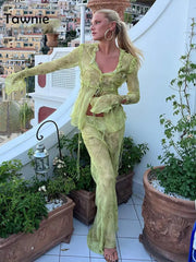 طقم فساتين شفاف