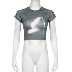 تي شيرت قصير برسومات Angel Glow