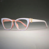 إطارات نظارات عين القطة مرصعة بأحجار الراين للنساء