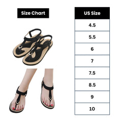 Orthopedic Elastic Band Strap Flip Flops Sandal