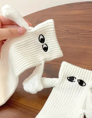 Magnetic Hand-Holding Socks
