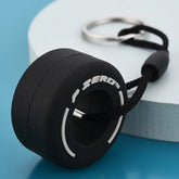 سلسلة مفاتيح على شكل إطار مطاطي ناعم