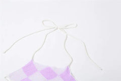 طقم شورت من قماش الكروشية المنقوش من لولا هالتر