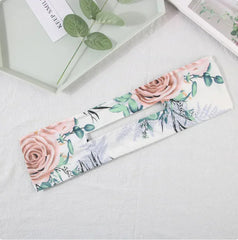 Printed Hair Wrap Headband – Stylish Lounging Hair Accessory