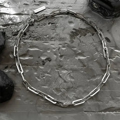 Dual-Layer Titanium Steel Necklace for Men