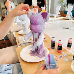 دب كئيب مصنوع يدويًا بأحجام مختلفة