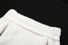 مجموعة تنورة قصيرة غامض خارج الكتف