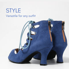 أحذية رقص لاتينية بكعب مثير