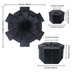 صندوق هدايا متفجر مصنوع يدويًا من ألبوم صور