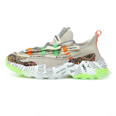 حذاء رجالي رياضي كاجوال خفيف الوزن قابل للتنفس بتصميم الشارع