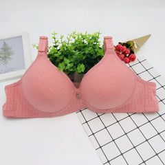 حمالة صدر كبيرة من القطن بدون إطار من الفولاذ للأمهات مكونة من 6 قطع