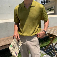 قميص بولو محبوك فاخر