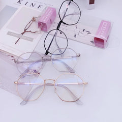 نظارات الضوء الأزرق الدائرية العتيقة