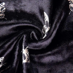 Velvet Triangle Crop Top Shirt