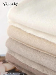 بنطال واسع الساق محبوك بتصميم كلاسيكي كاجوال