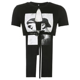 Tupac Cutout Tee