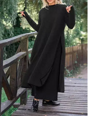 Stylish Dress in Loose Layers