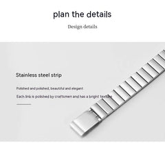 Roman Numeral Steel Watch