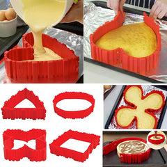 Flexible DIY Silicone Cake Mold Set