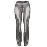 بنطال ضيق مطبوع عليه شعار So Persuasive