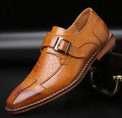 ارتقِ بأسلوبك مع أحذية Monkstrap الجلدية الرسمية للرجال