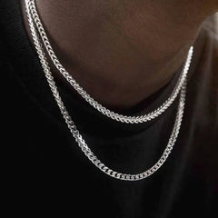 سلسلة رجالية من الفولاذ المقاوم للصدأ مقاس 3 مم